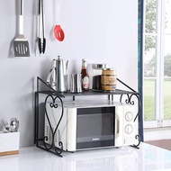 Iron Oven rack multi-functional household kitchen storage rack microwave oven rack storage rack kitchen rack X8XE