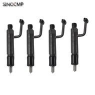 4pcs Fuel Injector 729004-53101 YM72900453101 Y72900453101 for 3 Cylinder Engine 3TNV84 3TNV88 4TNV8