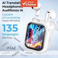 HTC NE20 Earphones Wireless Noise Cancelling Bass Earsets TWS Earbuds AI 134 Language Translator Sma