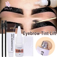 BALSA Eyebrow Dye Tint Kit, Waterproof 2 in 1 Eyebrow Cosmetics, Brow Enhance Fast Dye Semi Permanen