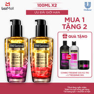 Combo Serum TRESemmé Keratin Smooth Keratinbond+ Và Bond Repair Peptidebond+ Giúp Ngăn Gãy Rụng Và V