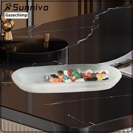 Selenite Crystal Bowl Cleaning Bowl Birthday Gift Centerpiece Table Decoration for Men Women Simple