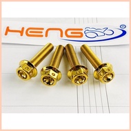 ﹊ ▫ ◩ ️ HENG SHOCK BOLT SET AEROX155/GRAB BAR BOLT NMAX (Set of 4pcs)