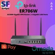 TP-Link ER706W Omada AX3000 WiFi 6 Gigabit WiFi VPN Router for POS System,Retail,Business