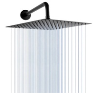 Black wall Shower box 10in stainless 10B-wall rainfall spray