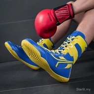 Men Boxing Shoes Breathable Wrestling Sneakers Flighting Training Footwears**&& B3HN