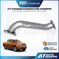 JTC Titanium Stainless Steel Downpipe for Nissan Navara NP300 2014-2020