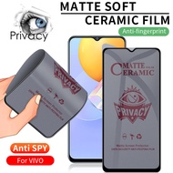9D Anti Glare Full Cover Matte Soft Ceramic Film For Vivo X60 V21 V21e V19 Neo V11i V11 V15 V17 S1 V20 Pro Y81 Y81i V9 Y51 2020 Y11 Y12 Y12i Y15 Y17 U10 Y19 Y91 Y91i Y93 Y95 Y91C Y30 Y30i Y50 Y20 Y20i Y20s Y31 Privacy Screen Protector