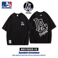 MBL LA Los Angeles Dodgers Baseball Print Short Sleeve Jacket for Men
