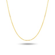 SK Jewellery 10K Yellow Gold Flat Oval Cable Chain