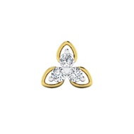 Audrey's 18K Yellow Gold Diamond Nose Pin ( 0.02cts)