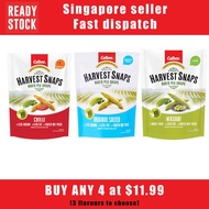 Calbee Harvest Snaps 93g Baked Pea Crips - Vegan f. Less sodium & fat, baked Gluten Free Chilli, Was