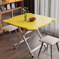 Folding Table Household Dining Table Small Apartment Eight-Immortal Table Outdoor Portable Table Dormitory Simple Study Table Children Writing Desk
