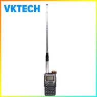 [Vktech]27MHz CB Radio Telescopic Antenna SMA Female 23cm-130cm Telescopic CB Antenna Walkie Talkie 