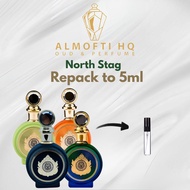North Stag Repack 5ML IV - III  - II - I  Perfume