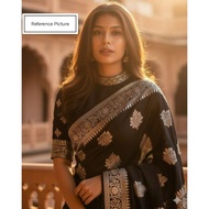 Black Georgette Saree