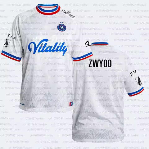 Two Stars Vitality Team 2025 26 CS2 EPL Jerseys ZywOo Fans Fashion Streetwear Uniform Esports Club 3