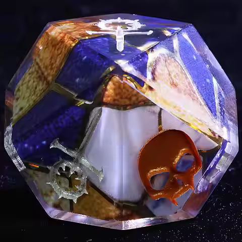 15 Polyhedral Resin Sabbat VtM Set WoD Dice Kaleidoscope