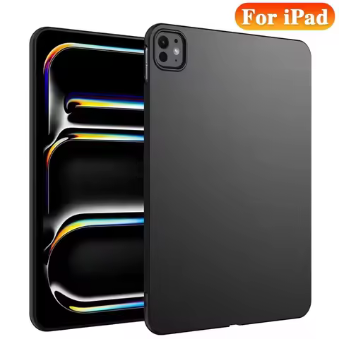 Soft TPU Case For iPad Pro 11 M5 M4 2025 2024 Pro 13 2025 Cases iPad Pro 12.9 2022 2021 2020 Pro 10.