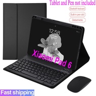 Xiaomi Mi pad 6 Case with Keyboard For Xiaomi Mipad 6 pro 11 Inch Magnetic Leather Detackable Blueto