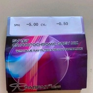 H index 1.67 photochromic blueray lens (THIN LENS + COMPLETE PACKAGE)