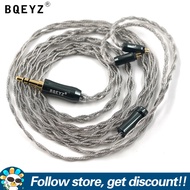 Bqeyz mùa thu tai nghe cáp 2pin 0.78mm kết nối tai nghe Hi-Fi nâng cấp dây 2.5/3.5/4.4mm Cáp thay th