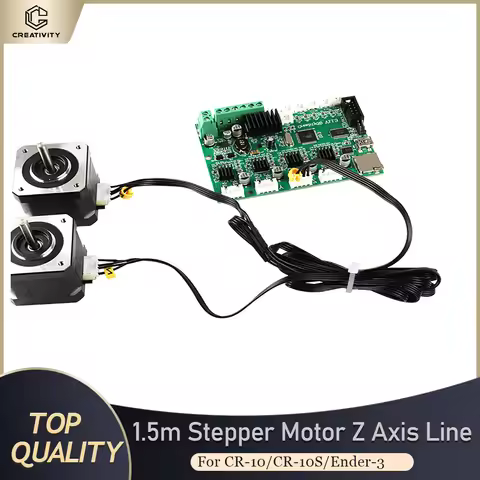 Double Z-Axis Stepper Motor Cable 1.5M For CR10 Ender 3 Ender 5 Plus3d printer Z-Axis Stepper Motor 