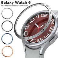 Bezel Ring Cover For Samsung Galaxy Watch 6 Classic 43MM 47MM Stainless Steel Frame Protection Case 