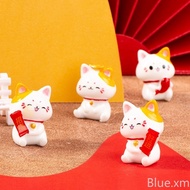 [stock] Lucky Cat Desktop Ornament Car Decoration Spring Festival Desktop Good Luck Wealth Welcoming