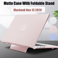 Matte Stand case for Macbook neo 13 A3404 Air M4 M1 M2 2023 pro 13 14 inch A2681 case with Stand fun