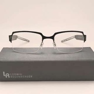 📢 薄鋼工藝 📢[檸檬眼鏡] LR LR004 BLACK 德國製 薄鋼 鏡腳無螺絲 頂級時尚 平民價格 👍🏻