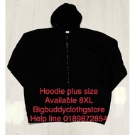 3XL-8XL hoodie plus size for unisex jacket