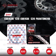 Jomthai Chain Set (520) Heavy Duty (HDR) Car Color And Sprocket Change CBR150i CBR150r Phantom200