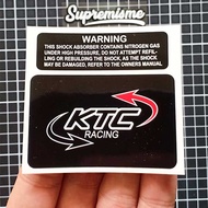 Stiker Shock KTC Racing | Sticker KTC Racing | Stiker Shock KTC untuk Motor | Stiker Motor KTC Racin