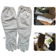 Sheepskin Canvas Gloves Bee Protection Tool