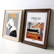 Photo Frame American Imitation Wooden Mounted Picture Frame Any Customized Size 24-Inch/30-Inch Retr