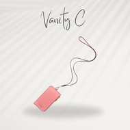 (PRE) KATE SPADE SAFFIANO LEATHER LANYARD WITH ZIP