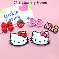 Kt Hello Kitty Bow Creative Decoration Magnet Personalized 3D Magnetic Refrigerator Sticker