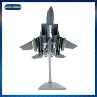 [mcqlqmwu] 1/100 F 15E Fighter Fighter Aircraft Model Collectables Metal Planes Fighter Model Toy fo