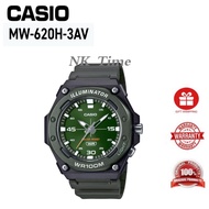 CASIO  WATCH  MW-620H-3AV / MW-620H-3A / MW-620H ANALOG SPORTS WATCH 100% ORIGINAL