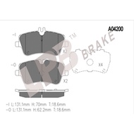 LPB Brake Pad FRonT NA04200M/Benz C-Class W203 C180 Kompressor 1.8 02'-07',W203 C200 Kompressor 1.8 