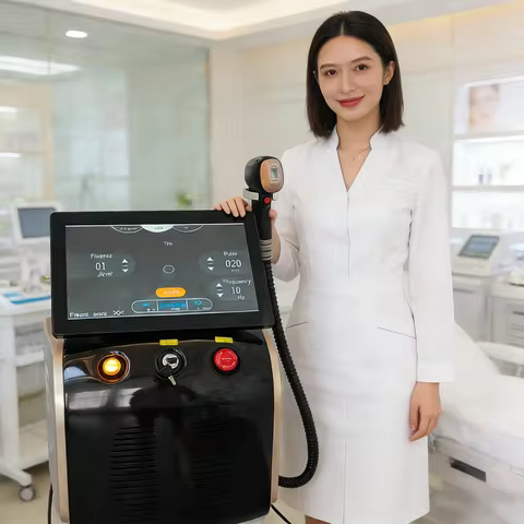 Professional Ice Platinum Portable 808nm Diode Laser 755 808 1064 Hair Removal Machine 3 Wavelength 