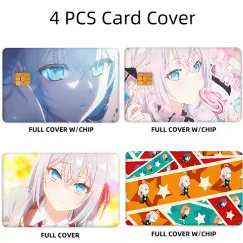 Alya Sometimes Hides Her Feelings in Russian Anmie Sticker Film Skin Cover for Credit Card Debit Ban
