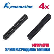 YY 4PC/Lot Terminal Suitable Siemens S7-200 PLC 14pin 18pin Puggable Typle  Terminal Connector For C