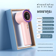 T11 6000Mahกลางแจ้งชาร์จมินิพัดลมมือถือฤดูร้อนเย็นปาล์มพัดลมแบบพกพาความรุนแรงLED ปรับ ความเร็วได้ US