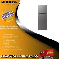 Modena Kulkas RF2250TGDS Refrigerator Modena 2 Pintu RF 2250 TGDS