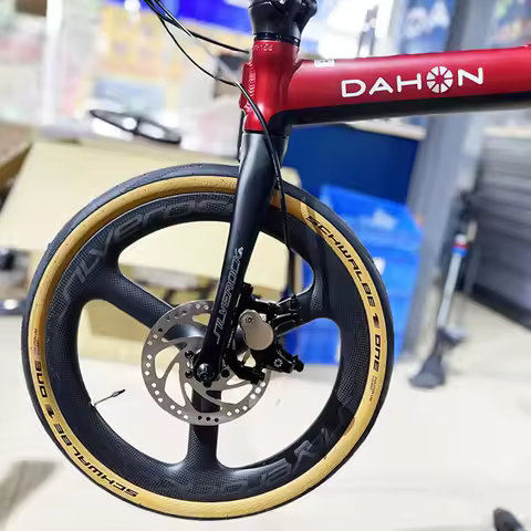 SILVEROCK Trispoke Tri Spoke Carbon Wheels 16in 349 Disc Brake Clincher Rachet for FNHON GUST K3PLUS