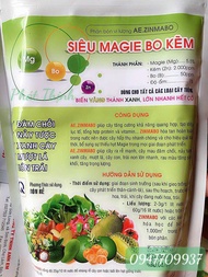 1Kg Phân Bón Vi Lượng Siêu Magie Bo Kẽm Giúp Đâm Chồi Nảy Tược Xanh Cây Mướt Lá Lớn Trái