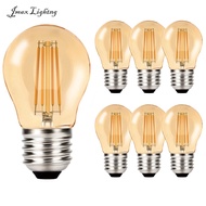 Jmax 10Pcs/lot 2300K Edison Bulb ST64 G45  40W Filament 2W 4W 6W LED E27 Bulb Retro Vintage Light Bu