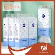 Tisu Gantung 4 Lapis 6包/箱  挂式厚纸巾 家用办公室卫生纸 餐巾 节省空间 6in1 Carton MH Hanging Tissue Blue Flower 4 Ply Ti